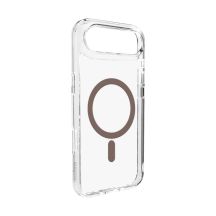 Puro Lite Mag TPU+PC Case Compatible with MagSafe for iPhone 17 Air - Transparent with Brown Ring