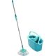2. Leifheit 55413 mop Aluminum, Polyamide, Polyethylene Sulfone (PES), Polypropylene (PP), Stainless Steel, Thermoplastic Elastomer Gray, Turquoise