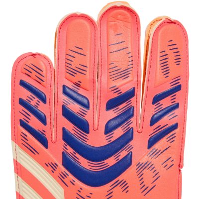 4. adidas Predator Glove Training Goalkeeper Gloves White and Orange JN5355
