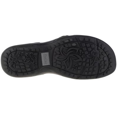 4. Skechers Reggae Slim Simply Stretch Sandals 163023-BLK Black 36
