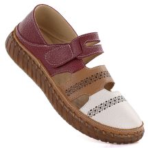 Artiker 58C1500 comfortable leather velcro shoes