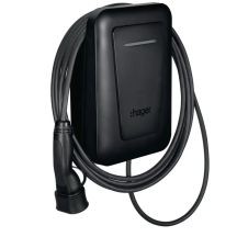 EVCS Charging station Hager witty one 11kW 3f RFID Bluetooth with 6.5m cable T2