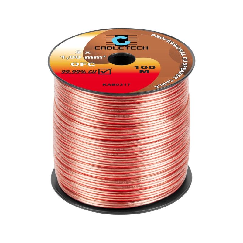 2. OFC 1.0mm speaker cable