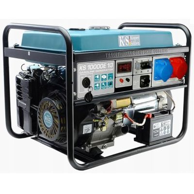 6. KÖNNER & SÖHNEN GASOLINE GENERATOR 7.5kW 230/400V ELECTRIC STARTER AVR VST KS10000E1/3