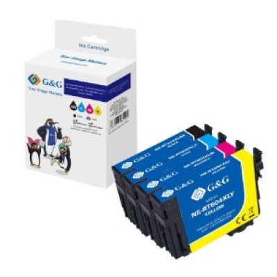 2. G&G NP-R2-0604XLBKCMY-R ink cartridge 1 pc. Replacement Black, Cyan, Magenta, Yellow