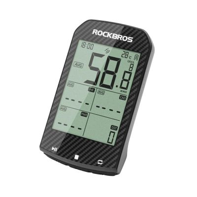 2. Rockbros M1Pro Bluetooth GPS Bike Computer IPX6 - Black