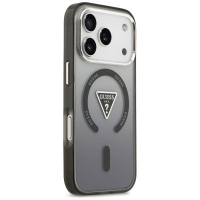 4. Guess IML Gradient Triangle Logo MagSafe Case for iPhone 17 Pro - Black
