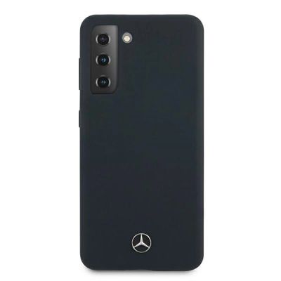 4. Mercedes Silicone Line Case for Samsung Galaxy S21 - Blue