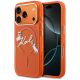 Karl Lagerfeld IML Choupettes Karl Script Logo MagSafe Case for iPhone 17 Pro - Orange