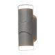 WALL LIGHT SANO SENSOR LED 2X6W IP65