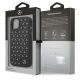 8. Mercedes Silver Stars Pattern Case for iPhone 13 mini - Black