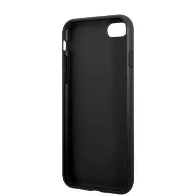 7. Guess GUHCI8PSATPK iPhone 7/8 SE 2020 / SE 2022 hardcase black/black hardcase Saffiano Triangle Logo Cardslot