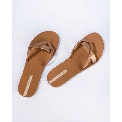 4. Ipanema Kirei women's flip-flops, fashionable and comfortable, brown for the beach