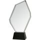 4. Glass trophy with a broken base