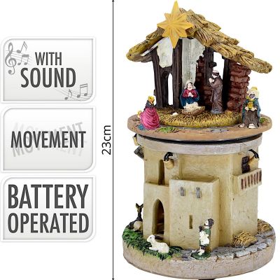 5. LED DECORATIVE NATIVITY 14x14x23CM STAR