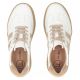 15. Women's leather suede platform shoes, white Filippo DP6776