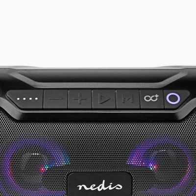 9. Nedis Party Boombox 60W LED Speaker [60W/ 6Std Battery/ Bluetooth/ TWS/ LED]