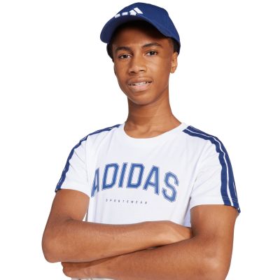 6. adidas Codes Collegiate Graphic Kids' T-Shirt, White, JI6674