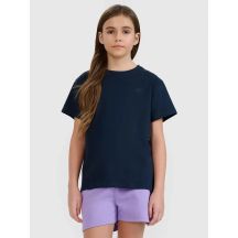 Girls' plain T-shirt 4F 4FJWMM00TTSHF2332-31S