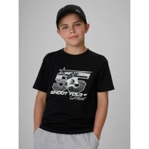 Boys’ Regular Fit Printed T-Shirt 4F 4FJRAW26TTSHM4342-20S