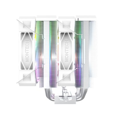 5. Montech NX600 ARGB Processor Air Cooler 12 cm White 1 pc.