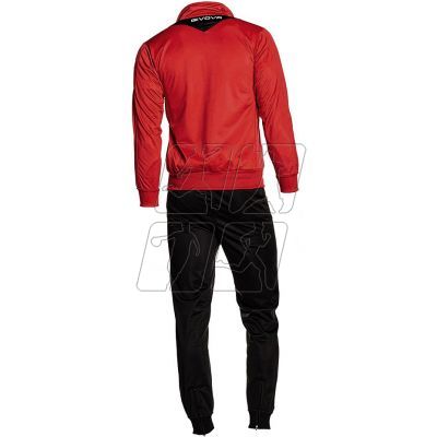 5. Tracksuit Givova Tuta Visa TR018 1210 red/black