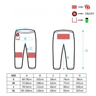 2. GLOVII Heated Universal Pants Green S