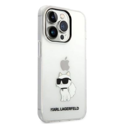 4. Karl Lagerfeld KLHCP14XHNCHTCT iPhone 14 Pro Max 6.7" transparent hardcase Ikonik Choupette