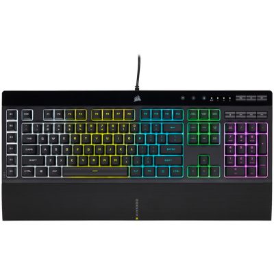 24. Corsair K55 RGB PRO Gaming Keyboard USB QWERTZ German Black