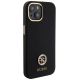 4. Guess Silicone Logo Strass 4G Case for iPhone 15 - Black