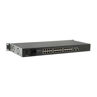 2. LevelOne FE PoE+ Switch 26-Port 19" 150W 1Gbps