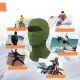 5. Qunature 13230023014 ski balaclava bike motorcycle balaklava size M - green