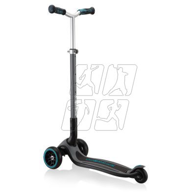 17. Globber Master Prime 3-wheel scooter / Black - Teal 664-105