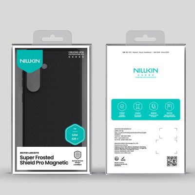 17. Nillkin Super Frosted Shield Pro Magnetic Case for Samsung S25+ with MagSafe - Black