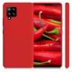 2. Silicone Case Soft Flexible Rubber Cover for Samsung Galaxy A42 5G red