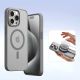 7. Dux Ducis Lawa Leather Case for iPhone 15 Pro - Gray
