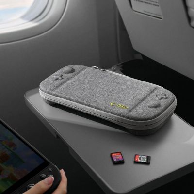 11. Tech-Protect Slim Pouch for Nintendo Switch 2 - Gray