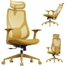 SENSE7 Moyo yellow / Ergonomic office chair / load capacity 150 kg