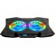 2. INCA Notebook Kühler 2x 115x15mm Lighter/RGB/1200RPM/2xUSB sw retail