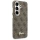 4. Guess 4G Script MagSafe Case for Samsung Galaxy S26 - Brown