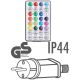 19. CHRISTMAS TREE LIGHTS LIGHT CURTAIN OUTSIDE/INTERNAL 400 LED WW 200X200CM WITH REMOTE CONTROL WARM WHITE