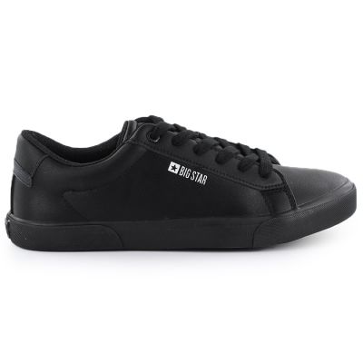 2. Men's low-top sneakers, eco-leather, black, Big Star TT174002