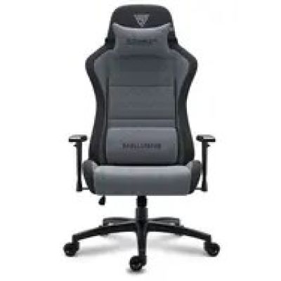 SENSE7 Spellcaster FUKU XL black and gray / Gaming chair / Fabric / Adjustable / Wheels / Load capacity 160 kg