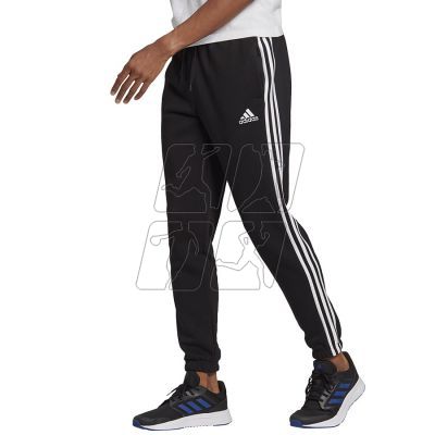 6. Adidas Essentials Tapered Elasticcuff 3 Stripes Pant M GK8822