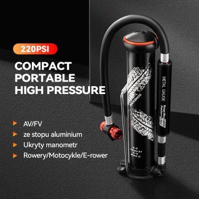 2. Rockbros Mini Folding Bike Pump 220PSI