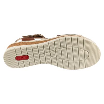 4. Rieker Sandals V4191-24 Brown 36