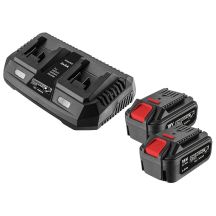 Energy+ set 2x 4ah battery with double charger