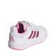 3. Adidas Tensaur Sport 3.0 kids' shoes white and pink JQ1844
