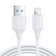 Joyroom Long-Lasting Series A9 USB-A / Lightning 2.4A cable 1m - white