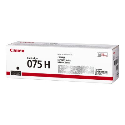 2. Canon 075 H Toner Cartridge 1pc Original Black